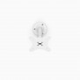On-Surface Mounting Detail | Flexible Desk / Table Mounting Bracket [Top View] - White