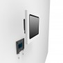Disassembled View | Fixed Enclosed Microsoft Surface Pro 12 Wall Mount [Side Iso View] - White