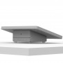 Fixed Tilt Enclosed Samsung Galaxy Tab A11+ 11" Desk / Table Mount - Stand [Rear Iso View] - Light Grey