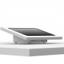 Fixed Tilt Enclosed Samsung Galaxy Tab A11+ 11" Desk / Table Mount - Stand [Front Iso View] - White