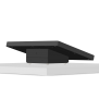 Fixed Tilted 15° Desk / Surface Mount - Microsoft Surface Pro 9 - Black [Back Isometric View]
