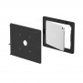 Enclosed Microsoft Surface Pro 12 VESA Enclosure [Rear Exploded Iso View]  - Black