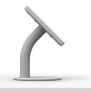 Fixed Enclosed Samsung Galaxy Tab A11+ 11" Desk / Table Stand [Side Ortho View] - Light Grey