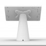 "Lite" Fixed Enclosed Samsung Galaxy Tab A11+ 11" Desk / Table Mount [Rear Ortho View] - White