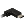 Male Connector Detail Isometric View | VidaPower 4k Video (HDMI passthru), 10Gbps Data, 60W USB-C 3.2 Extension Cable - 11-in (280mm)