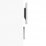 Disassembled View | Enclosed iPad Air 1, Air 2, Pro 9.7, & iPad 9.7 (5th / 6th Gen) ChargeDOCK Wall Mount [Side Ortho View] - White