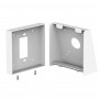 Fixed Tilted Vesa Wall / Surface Mount - 15° angle - White [Wall - Split]