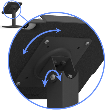 Portable 360 9-inch Stand Combo