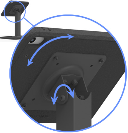 Portable 360 9-inch Stand Combo