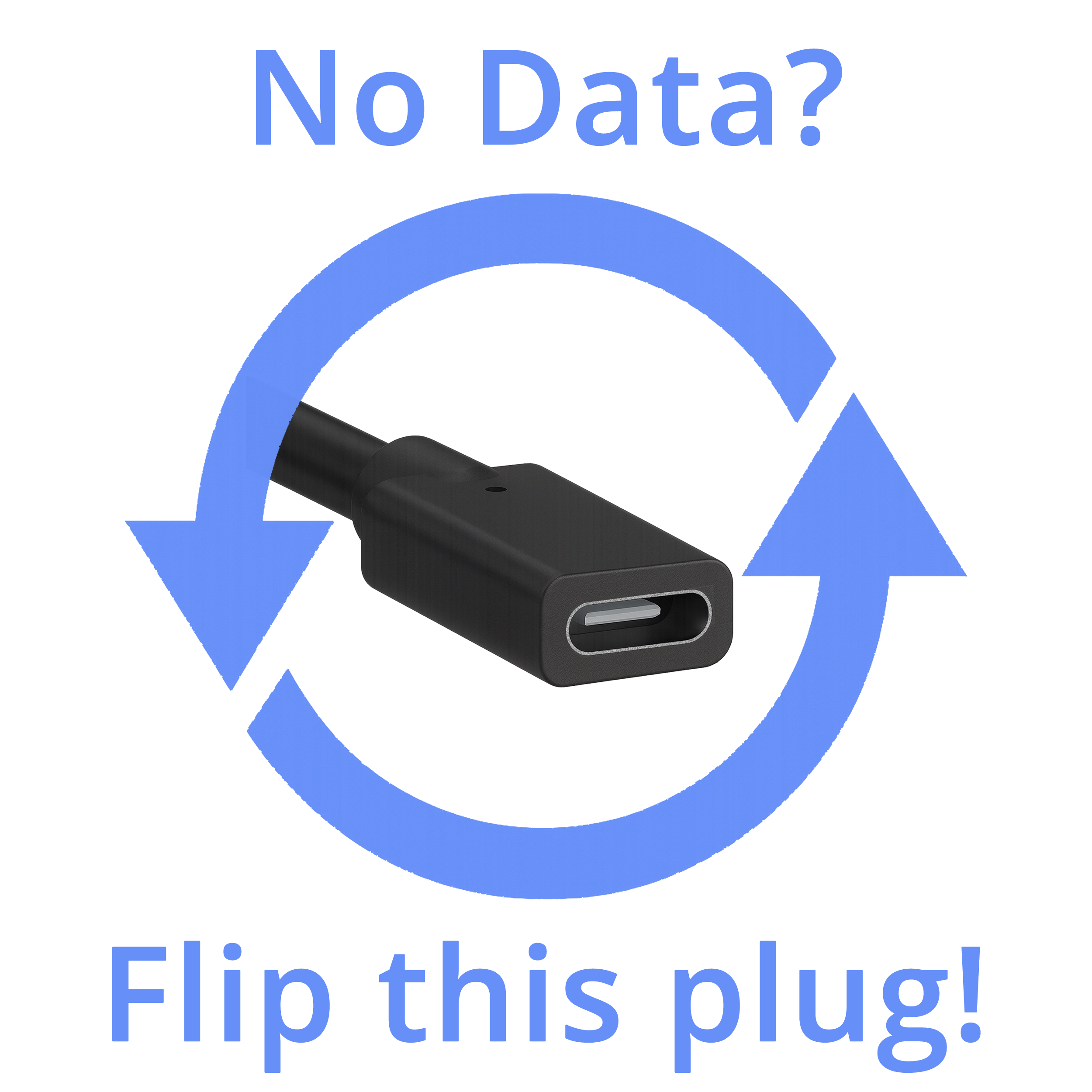 No Data? Flip the USB-C Female Connector to Fix in seconds!