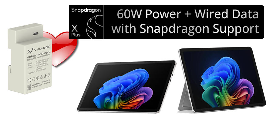 DataCharger2 : The Best PoE Adapter for Your Surface Pro Tablet