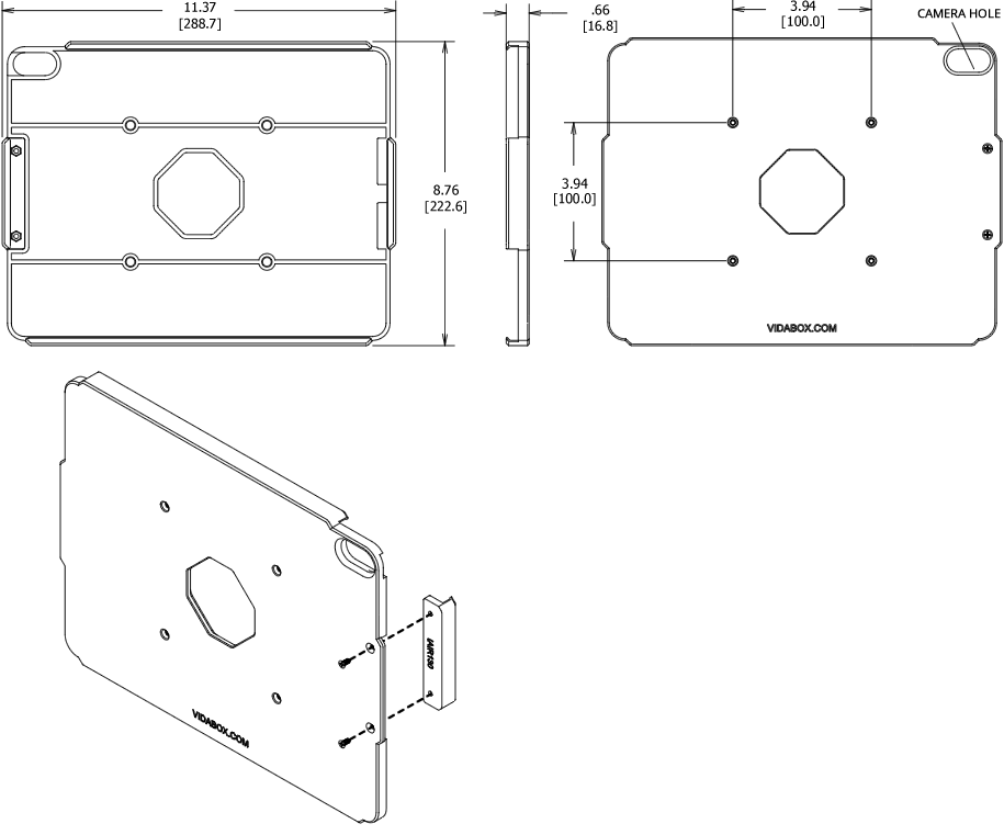 VidaMount OPENVESA Enclosure 13-inch iPad Air (M2/M3)
