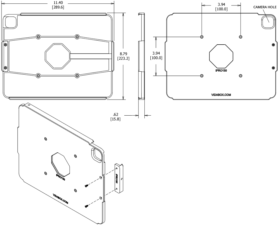 VidaMount OPENVESA Enclosure 13-inch iPad Pro (M4)