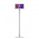  Fixed VESA Floor Stand - 12.9-inch iPad Pro 4th Gen - Light Grey [Full Front View]