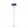 Fixed VESA Floor Stand - Samsung Galaxy Tab A 10.1 - White [Full Front View]