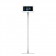  Fixed VESA Floor Stand - Microsoft Surface Go - White [Full Front View]