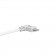 VidaPower High-Wattage USB-C to Lightning 90 degree Cable (White) - 90 degree Lightning End / Front Iso View