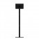 Fixed VESA Floor Stand - iPad 2, 3 & 4 - Black [Full Back View]