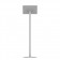 Fixed VESA Floor Stand - 12.9-inch iPad Pro 4th Gen - Light Grey [Full Back View]