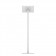 Fixed VESA Floor Stand - 10.5-inch iPad Pro - White [Full Back View]