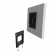 Permanent Fixed Glass Mount - Samsung Galaxy Tab A 9.7 - Light Grey [Assembly View 1]