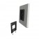 Permanent Fixed Glass Mount - iPad Air 1 & 2, 9.7-inch iPad Pro - Light Grey [Assembly View 2]