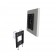 Removable Fixed Glass Mount - iPad Mini 1, 2 & 3 - Light Grey [Assembly View 1]
