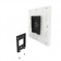 Permanent Fixed Glass Mount - 11-inch iPad Pro 2nd Gen - White [Assembly View 1]