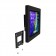 Permanent Fixed Glass Mount - 11-inch iPad Pro 2nd Gen - Black [Assembly View 2]