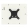 Removable Tilting Glass Mount - iPad 2, 3, 4 - White [Back]