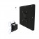 Removable Tilting Glass Mount - 11-inch iPad Pro  - Black [Assembly View 1]