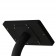 Fixed VESA Floor Stand - Samsung Galaxy Tab A 7.0 - Black [Tablet Back Isometric View]