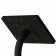 Fixed VESA Floor Stand - Microsoft Surface 3 - Black [Tablet Back Isometric View]