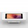 Fixed Tilted 15° Desk / Surface Mount - Samsung Galaxy Tab A 8.0 (2017 version) - White [Front Tilted View]