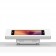 Fixed Tilted 15° Desk / Surface Mount - Samsung Galaxy Tab A 8.0 (2017 version) - White [Front View]