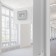 Permanent Fixed Glass Mount - 10.9-inch iPad 10th Gen - White [Behind Glass View]