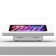 Fixed Tilted 15° Desk / Surface Mount - iPad Mini (6th Gen) - White [Front View]