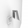 Fixed Tilted 15° Wall Mount - iPad Mini (6th Gen) - White [Assembly View 1]