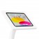 Fixed VESA Floor Stand - 10.9-inch iPad 10th Gen - White [Tablet Front Isometric View]