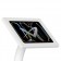 Fixed VESA Floor Stand - iPad Pro 11-inch (M4) - White [Tablet Front Isometric View]
