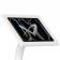 Fixed VESA Floor Stand - iPad Pro 13-inch (M4) - White [Tablet Front Isometric View]