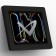 Fixed Tilted 15° Wall Mount - 11-inch iPad Pro (M4) - Black [Front Isometric View]
