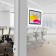 Permanent Fixed Glass Mount - 10.9-inch iPad 10th Gen - White [Isometric View]