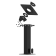 9-inch tall - 360 Rotating & Tilting Mounting Bracket - Desk Mount Orientation [Front Iso Exploded View] - Black