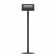 Enclosed Samsung Galaxy Tab A11+ 11" Fixed Floor Stand [Front Ortho View] - Black