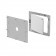 Enclosed Samsung Galaxy Tab A11+ 11" VESA Enclosure [Rear Exploded Iso View]  - Light Grey