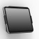 Fixed Tilt Open iPad Pro 13" (M4) Wall Mount [Front Iso View] - Black