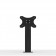 Fixed Desk / Table Surface Mounting Bracket [Front Ortho View] - Black