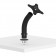 On-Surface Mounting Detail | Fixed Desk / Table Mount [Front Iso Exploded View] - Black