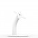 Fixed Desk / Table Stand [Front Iso View] - White